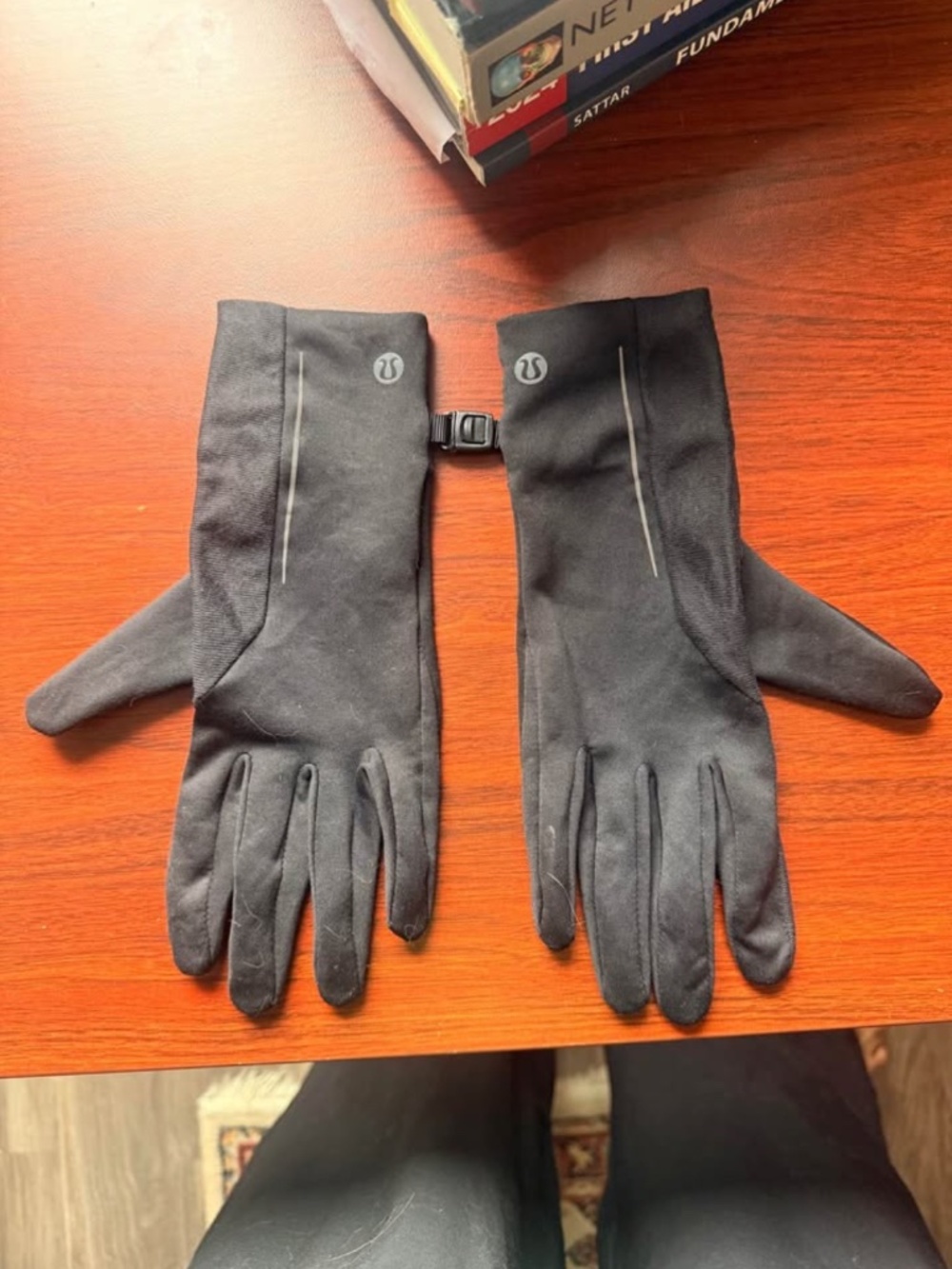 Men's Fast and Free Fleece Running Gloves, small